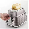 De'Longhi Scultura CTZ2103BG 2-Scheiben Toaster, 900 W, Champagnergold