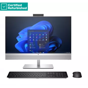 RENEW SILVER HP Elite 870 G9 AIO All-in-One 27 - i7-14700, 32GB, 1TB SSD, 27 FHD Non-Touch AG, FPR, Height Adjustable, USB Mouse, Win 11 Pro, 1 Jahr (99A42ETR#ABZ)