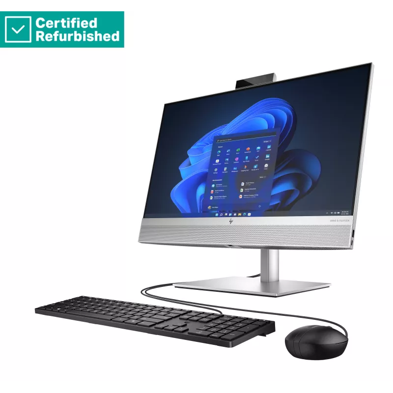 RENEW SILVER HP Elite 840 G9 AIO All-in-One 24 - i7-14700, 16GB, 512GB SSD, 23,8 FHD Non-Touch AG, FPR, höhenverstellbar, USB-Maus, Win 11 Pro, 1 Jahr