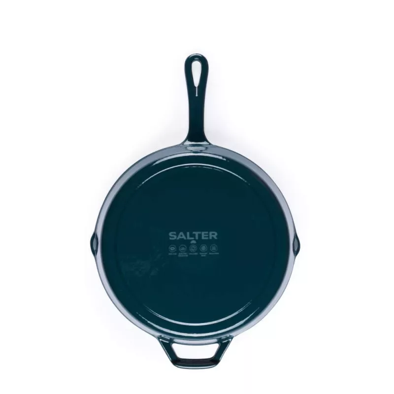 Salter BW13773GR Gusseisen 26 cm Bratpfanne, Grün
