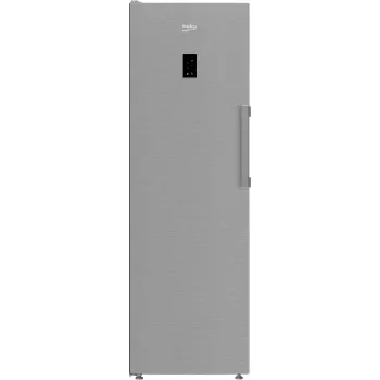 BEKO Gefrierschrank B3RMFNE314XB, Energieeffizienzklasse E, 186,5 cm, 286L, Inox-Farbe