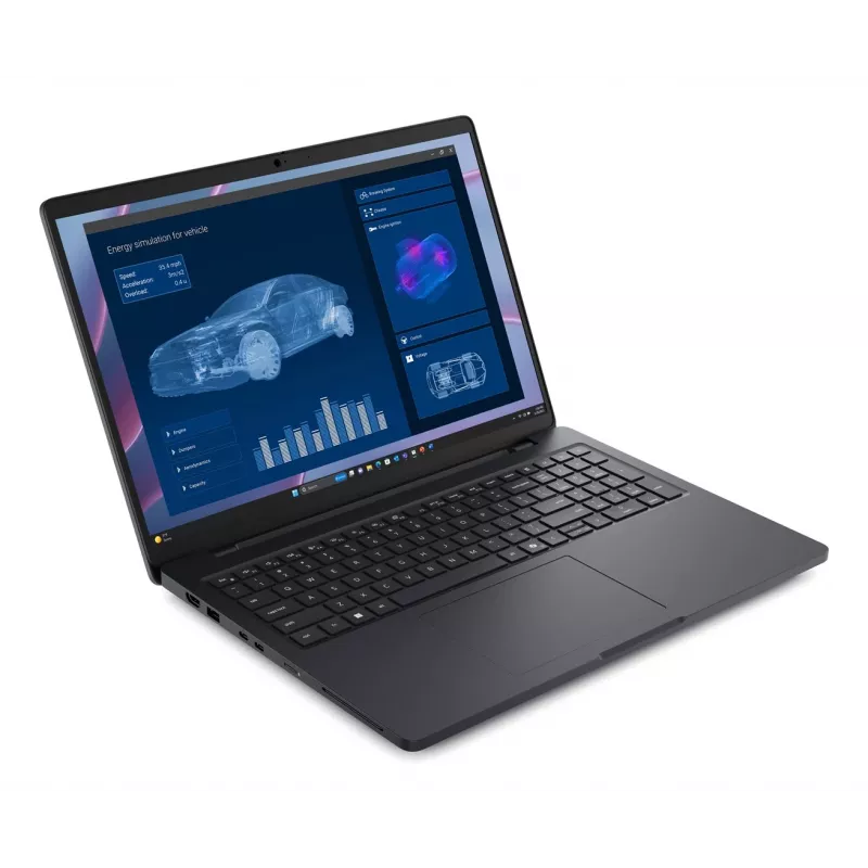 DELL Pro Max 16 MC16255 Copilot+ PC AMD Ryzen AI 5 PRO 340 Laptop 40,6 cm (16) Full HD+ 16 GB LPDDR5x-SDRAM 256 GB SSD Wi-Fi 7 (802.11be) Windows 11 Pro Schwarz Englisch
