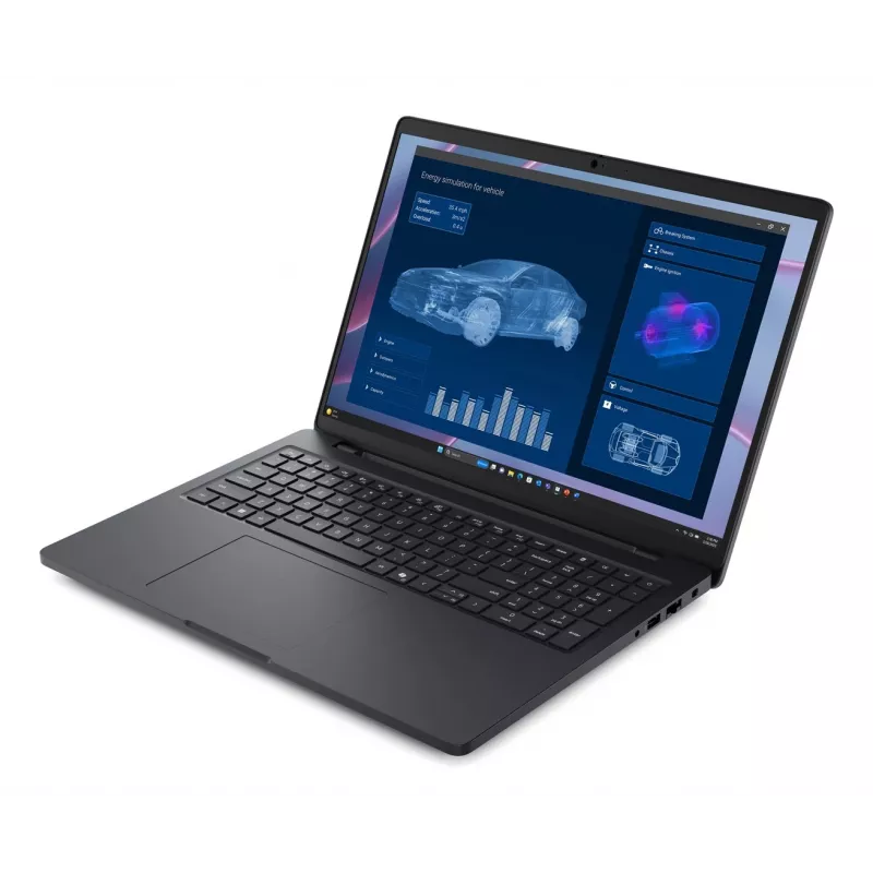 DELL Pro Max 16 MC16255 Copilot+ PC AMD Ryzen AI 5 PRO 340 Laptop 40,6 cm (16) Full HD+ 16 GB LPDDR5x-SDRAM 256 GB SSD Wi-Fi 7 (802.11be) Windows 11 Pro Schwarz Englisch