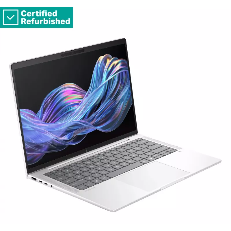 RENEW GOLD HP EliteBook X G1i AI 14 - Ultra 7-268V, 32GB, 512GB SSD, 14 WUXGA Privacy Touch, 5MP IR-Kamera, WWAN-fähig, FPR, Nordische hintergrundbeleuchtete Tastatur, Glacier Silver, 68Wh, Win 11 Pro, 1 Jahr