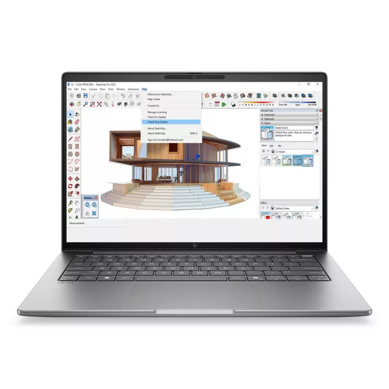 HP ZBook 8 G2a 14 AMD Ryzen AI 9 HX Pro 470 14 Zoll 32GB 512GB W11P 3YW