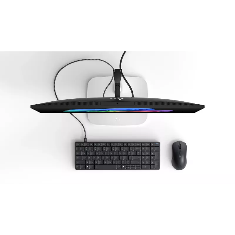 HP EliteBoard G1a AI - Ryzen 5 330, 16GB, 512GB SSD, WiFi & BT, FPR, US Tastatur mit Hintergrundbeleuchtung und Spritzwasserschutz, 675M Maus, 32Wh, Win 11 Pro, 3 Jahre