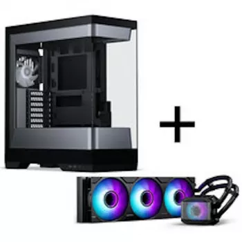 PHANTEKS S2 PC-Gehäuse, inkl. 4x 120mm Lüfter, Glacier One 360M25 Gen2 DRGB AiO Wasserkühlung