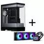 PHANTEKS S2 PC-Gehäuse, inkl. 4x 120mm Lüfter, Glacier One 360M25 Gen2 DRGB AiO Wasserkühlung