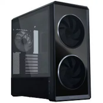 Lian Li LANCOOL 217 INF PC-Gehäuse Bundle + HydroShift II LCD-S 360TL AIO + 3x UNI FAN SL-INF 120 Reverse Blade Lüfter - schwarz