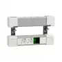 SCHNEIDER ELECTRIC UNICA SYSTEM+ TISCHGERÄT 4XSCHUKO+USB A/C+RJ45 OPT, WEISS/GRAU