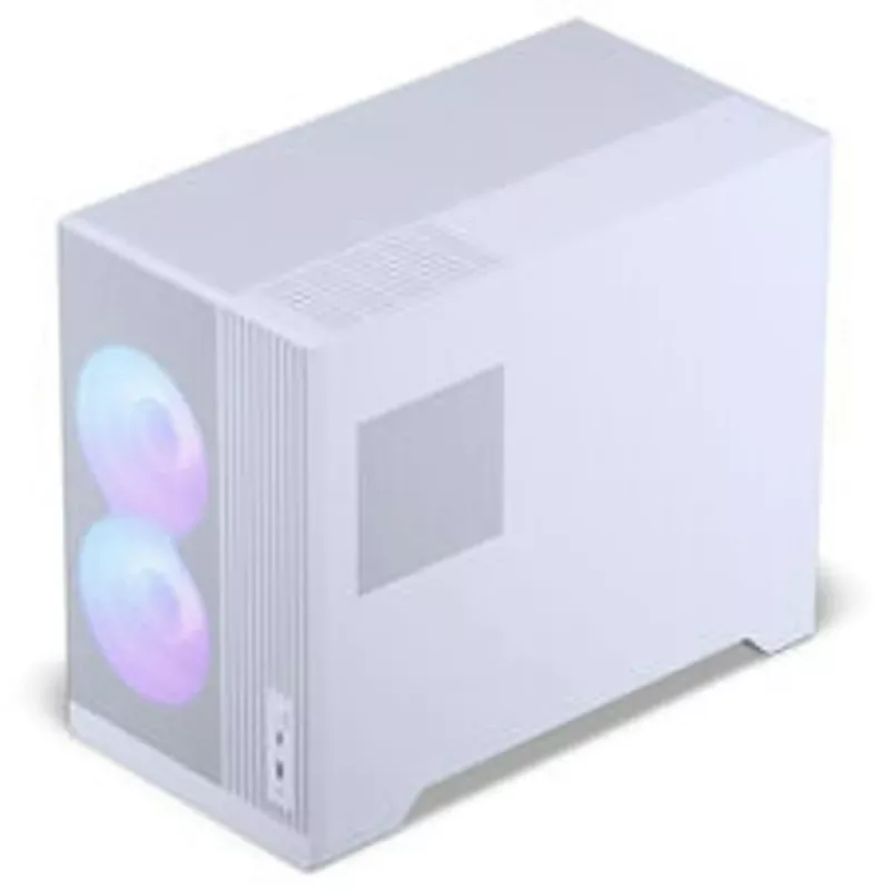 Phanteks XT M3 PC-Gehäuse, Mini-Gehäuse + D30 PWM Regular Airflow D-RGB Lüfter, 3er Pack, weiß