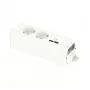 SCHNEIDER ELECTRIC UNICA SYSTEM+ MOD.UNIT 2XSCHUKO+USBA/C WEISS