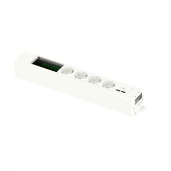 SCHNEIDER ELECTRIC UNICA SYSTEM+ MOD.UNIT 4XSCH+USBA/C+DATA WEISS