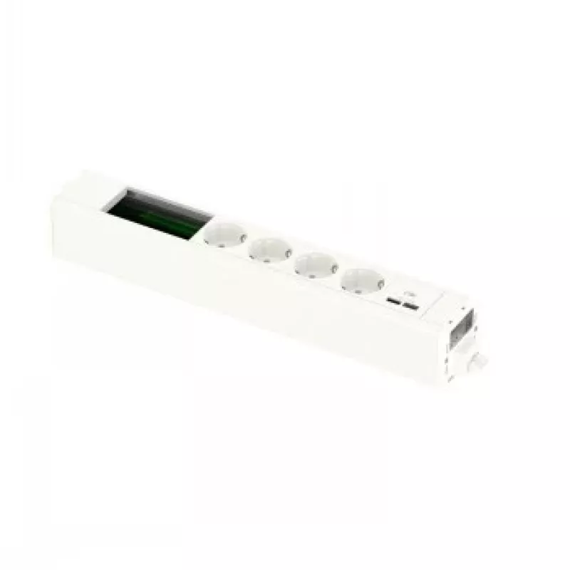 SCHNEIDER ELECTRIC UNICA SYSTEM+ MOD.UNIT 4XSCH+USBA/C+DATA WEISS