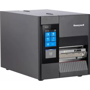 HONEYWELL PD45S0F, Voll-Touchscreen, Thermodirekt- und Thermotransferdrucker, Ethernet, 203 dpi, Etikettenentnahmesensor, Aufwickler, Peel-off, ohne Netzkabel, EU - Etiketten-/Labeldrucker - 203 dpi