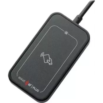 RF IDeas WaveID Plus mit Mifare Secure Black Keystroking USB