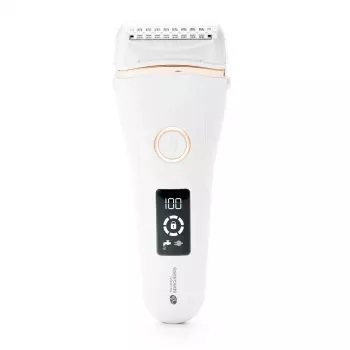 Rio SHLD-EU/1.2 Go Smooth Nass- & Trockenrasierer für Damen, Weiß