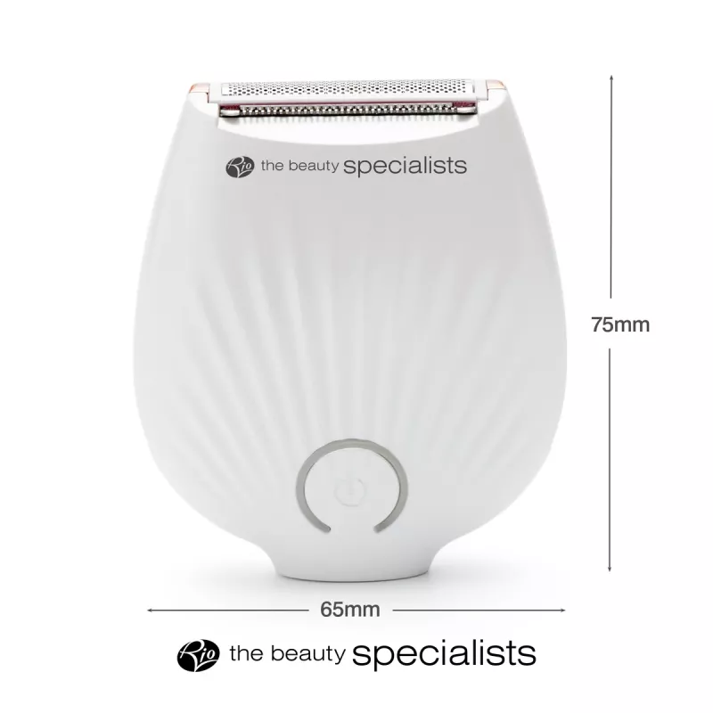 Rio SHSH-WH-BOT-EU/1.0 Go Smooth Damenrasierer, Weiß