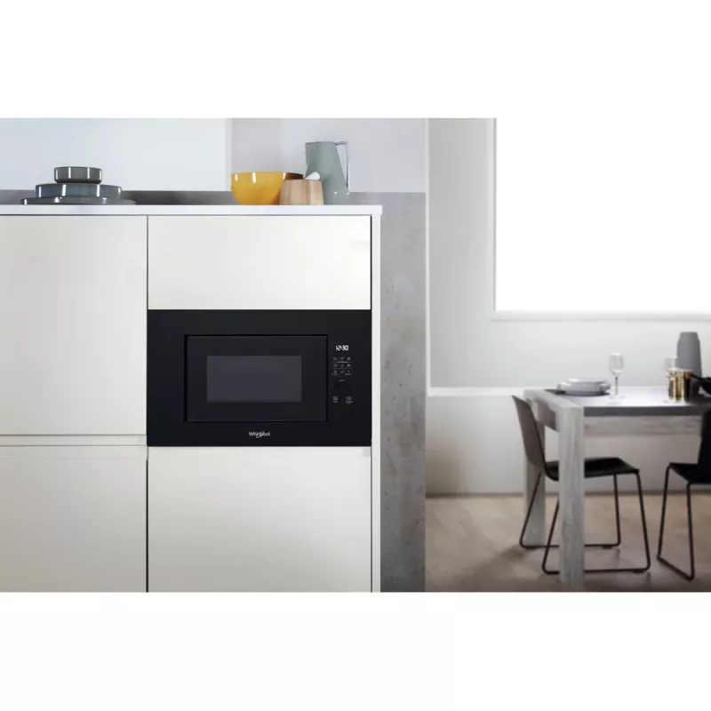 WHIRLPOOL Einbau-Mikrowelle WMF200G NB, 20L, Schwarz