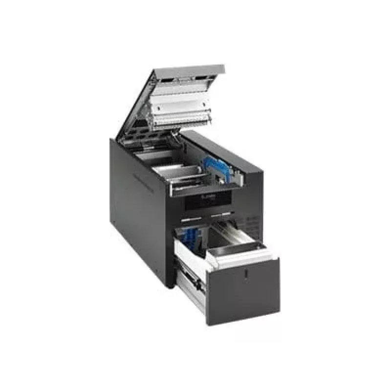 Zebra ZC10L - Plastikkartendrucker - Farbe - Thermosublimation - 140 x 88 mm - 300 dpi - bis zu 410 Karten/Stunde (einfarbig)