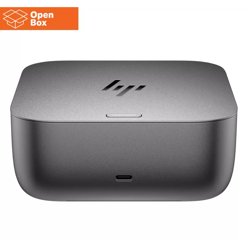 HP Thunderbolt 4 Ultra Dock - OPENBOX - G6 280W mit Combo-Kabel - 5x USB-A, 2x USB-C, 1x USB-C Thunderbolt 4, 2x DisplayPort, 1x HDMI, 1x RJ-45, Meteor Silver, 3 Jahre