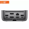HP Thunderbolt 4 Ultra Dock - OPENBOX - G6 280W mit Combo-Kabel - 5x USB-A, 2x USB-C, 1x USB-C Thunderbolt 4, 2x DisplayPort, 1x HDMI, 1x RJ-45, Meteor Silver, 3 Jahre