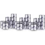 TSC 152mm x 450m 8300-PWX PREMIUM WACHS 6 ROLLEN/KTN - 450 m - 15,2 cm - Schwarz - Wachs