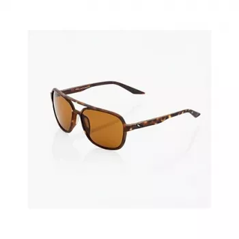 100% Kasia Sonnenbrille - Peakpolar Linse Soft Tact Havana