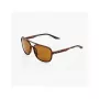 100% Kasia Sonnenbrille - Peakpolar Linse Soft Tact Havana
