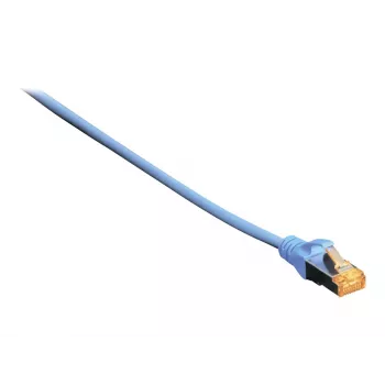 DIGITUS Patchkabel - CAT6a - S/FTP - Rastnasenschutz - Cu - 1 m - Blau