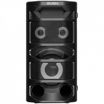 2.0 Portable Speaker SVEN PS-670, Schwarz, Leistung 2x32,5 W (RMS), TWS, Bluetooth, FM, USB, microSD, LED-Display, Fernbedienung, Lithium-Akku