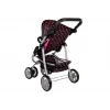 2-in-1 Kinderwagen mit Tragetasche Black-Pink 7706 Lean Toys