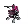 2-in-1 Kinderwagen mit Tragetasche Black-Pink 7706 Lean Toys