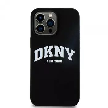 DKNY Hardcase Silicone Case für iPhone 16 Pro Max 6,9 inch mit MagSafe, Schwarz