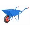 AWTOOLS AW00032 Gartenwagen / Schubkarre - 200 kg Tragfähigkeit, 100 L, verzinkte Stahlwanne, Luftreifen