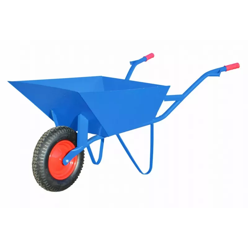 AWTOOLS AW00032 Gartenwagen / Schubkarre - 200 kg Tragfähigkeit, 100 L, verzinkte Stahlwanne, Luftreifen