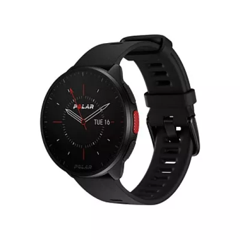 Polar Pacer GPS Running Watch - Night Black - S/L Strap - 1,2 inch MIP Display - 32 MB - Bluetooth