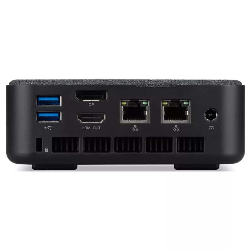 Acer Revo Box RB102-BARR Barebone Mini-PC, Ryzen 5 7430U, 16GB RAM, 512GB SSD, Radeon Graphics, Wi-Fi 6E, Bluetooth, 1GbE, 2.5GbE, Windows 11 Home, Schwarz