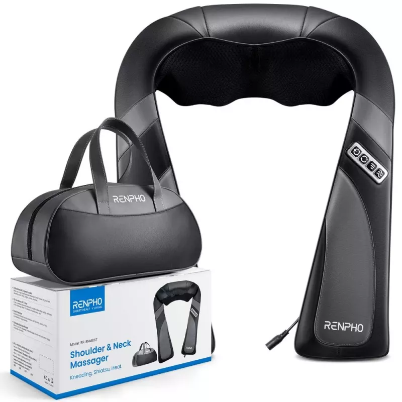 RENPHO U-Neck-Go SNM067 Nacken- und Schultermassagegerät Schwarz