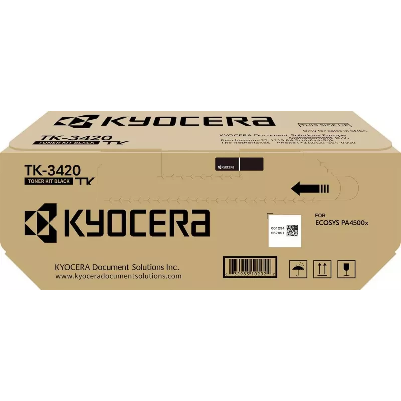 Kyocera Original TK-3420 Black Toner Cartridge 15000 Seiten
