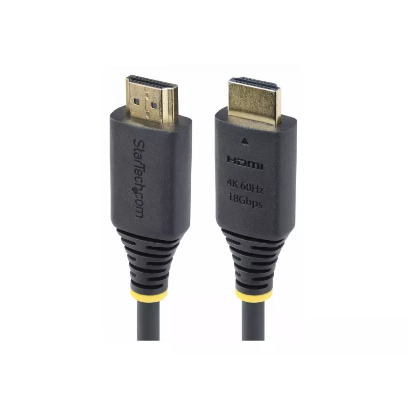 StarTech.com 1,5 m (4,9 ft) Premium Certified High Speed HDMI-Kabel, 4K60Hz, Schwarz