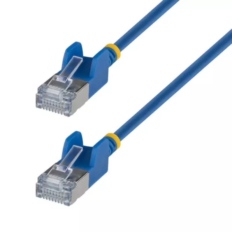 StarTech.com 2m Ultra Slim Cat6a Ethernet Patchkabel - Blau