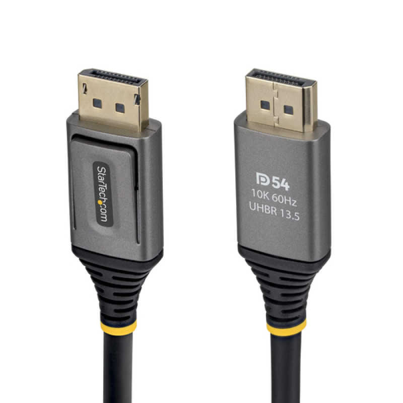 StarTech.com 2m DisplayPort 2.1 Kabel - DP54 zertifiziert - Schwarz
