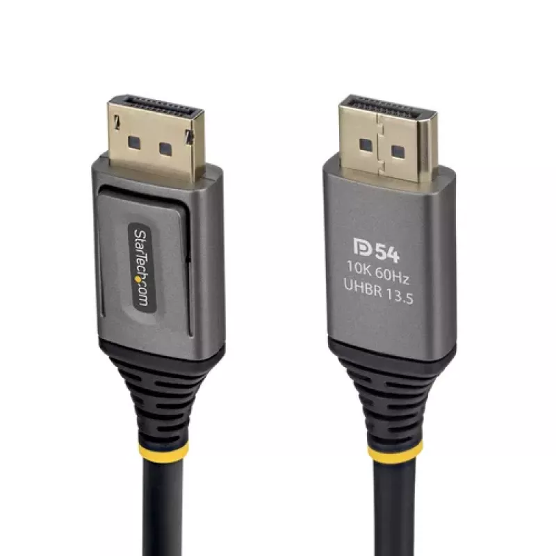 StarTech.com 2m DisplayPort 2.1 Kabel - DP54 zertifiziert - Schwarz