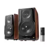 Edifier S3000MKII Premium Wireless 2.0 Regallautsprecher, Braun