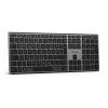 INATECK Ergonomische kabellose Tastatur QWERTZ Grau