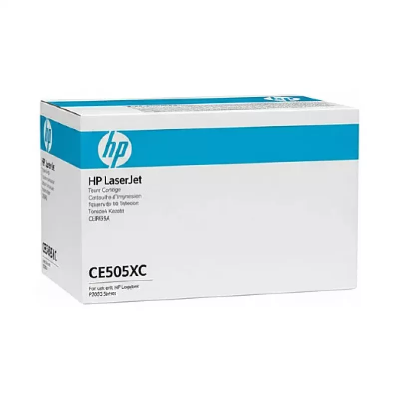 HP 05X CE505XC High Yield Black Toner Cartridge - Contract