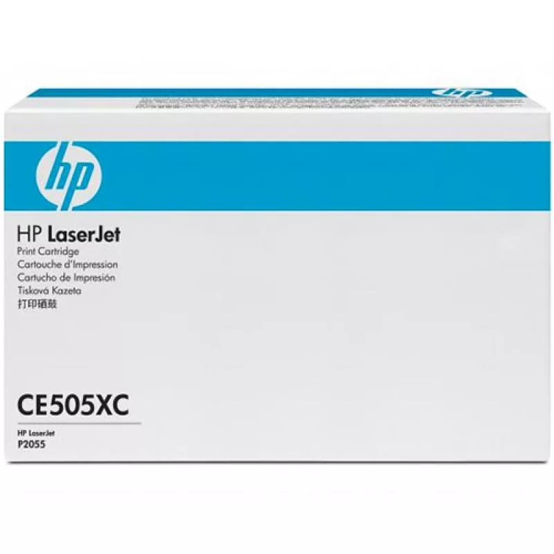 HP 05X CE505XC High Yield Black Toner Cartridge - Contract