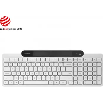 Lenovo Bluetooth Keyboard with Self-Charging Function (Cloud Grey) GY41R69590