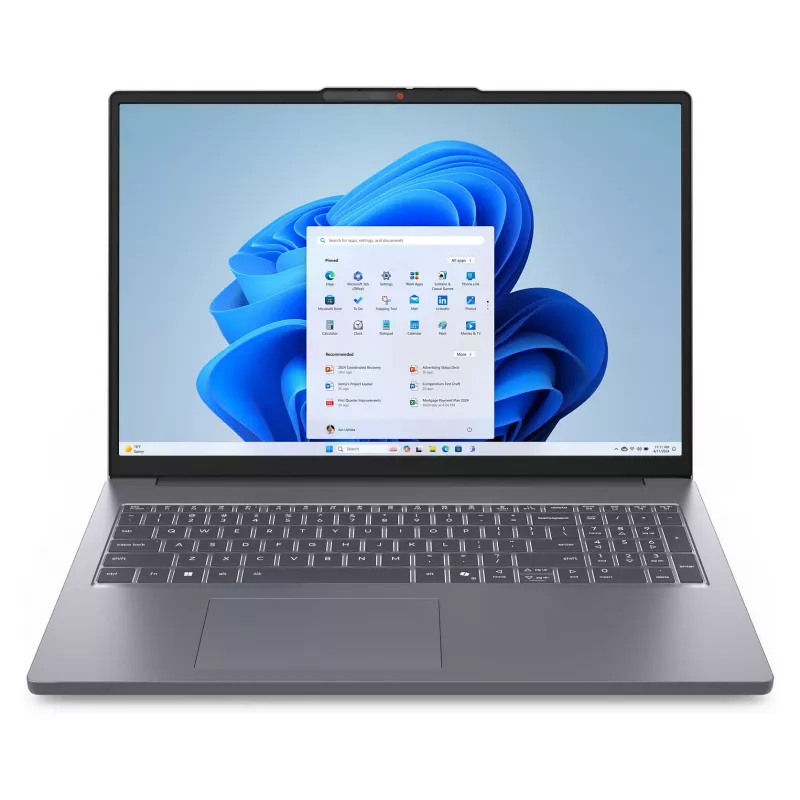 Lenovo IdeaPad Slim 3 16ARP10 83K800EMGE Laptop, 16 Zoll WUXGA IPS, AMD Ryzen 7 170, 16GB DDR5, 512GB SSD, Ohne Betriebssystem, deutsche Tastatur